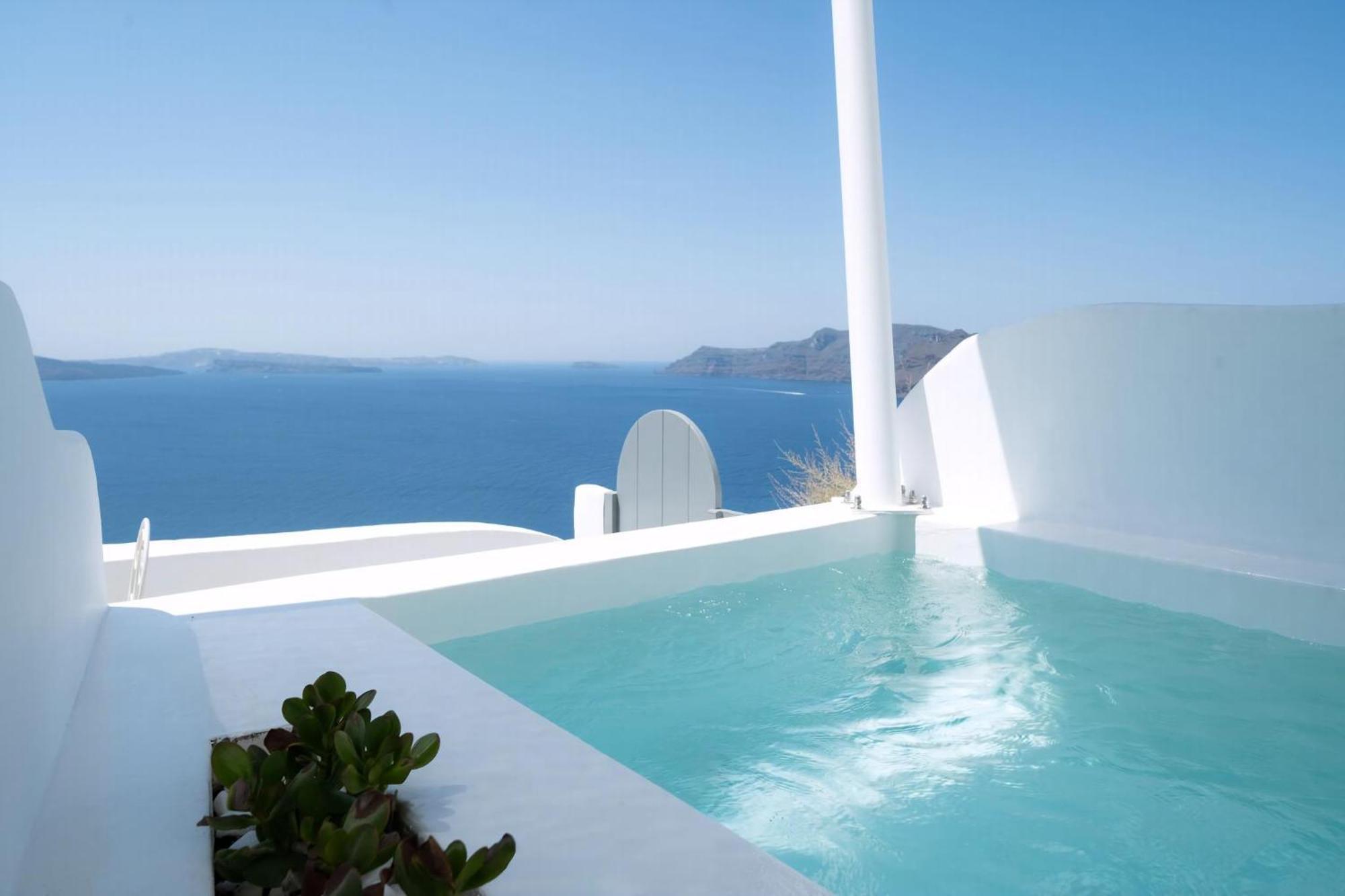 Villa Splendid Santorini With Sea View And Hot Tub Oia (Santorini)